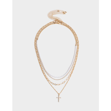 Collares Cortos Religioso Dorado