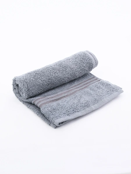 TOALLA DE ROSTRO GRIS