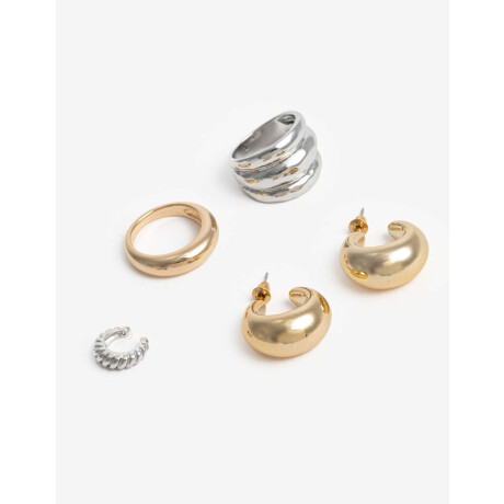 Bijouterie Set Metal Dorado