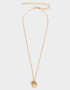Cadena Corta con Dije Resina Cadena Corta Con Dije De Resina - Dorado Antique Gold