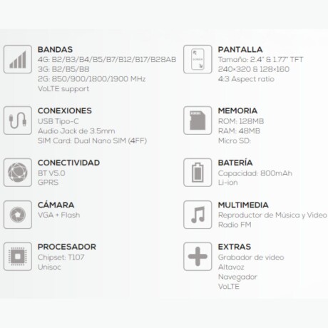 Celular Logic Z8L Flip LTE V01