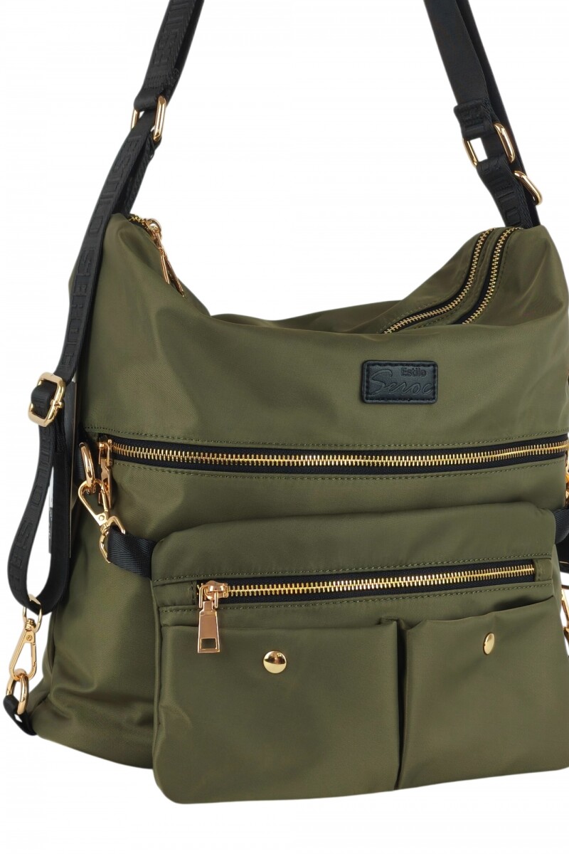 Cartera mochila Verde