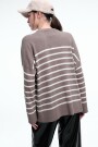 SWEATER RAYAS Camel