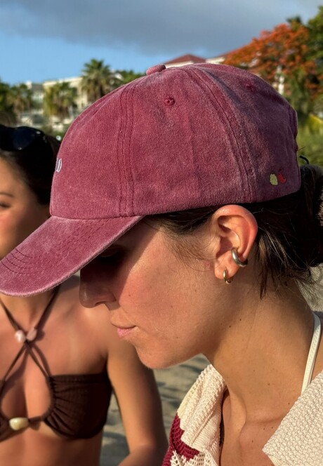 Cap Milo SS26 Washed Bordeaux