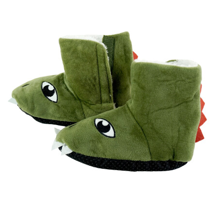 PANTUFLA INFANTIL COCODRILO C/VELCRO 24-36 FORRAD CORDERITO SUELA TELA PANTUFLA INFANTIL COCODRILO C/VELCRO 24-36 FORRAD CORDERITO SUELA TELA