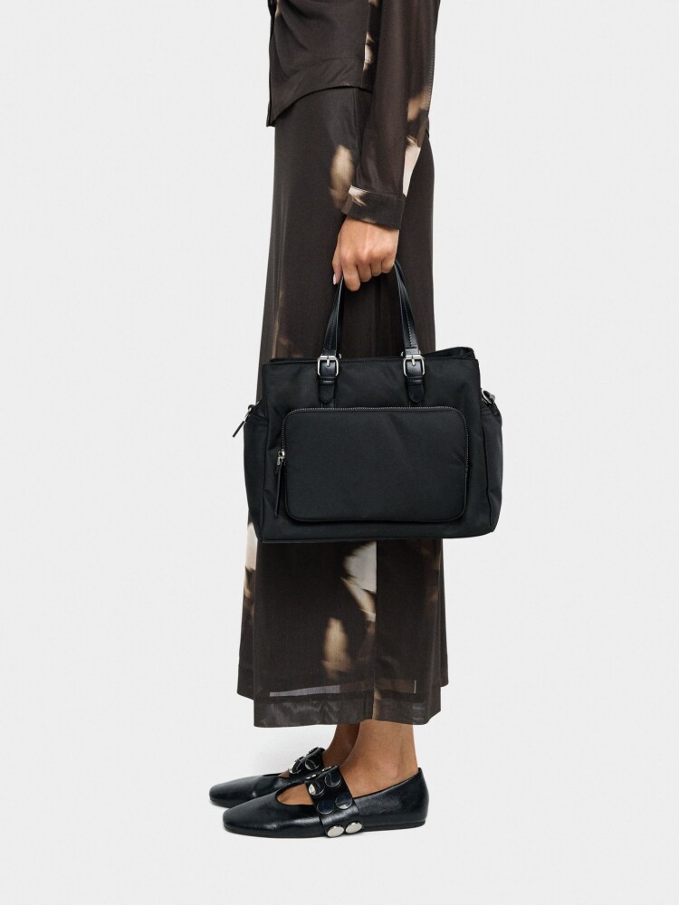 Bolso Tote Phoenix negro