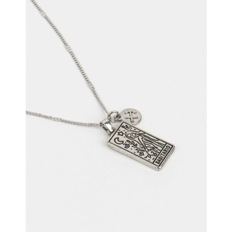 Cadena Con Dije De Zodíaco Cáncer Plateado