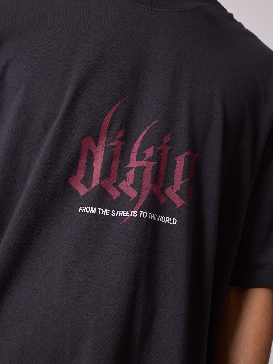T-SHIRT MARCUL DIXIE Gris Oscuro