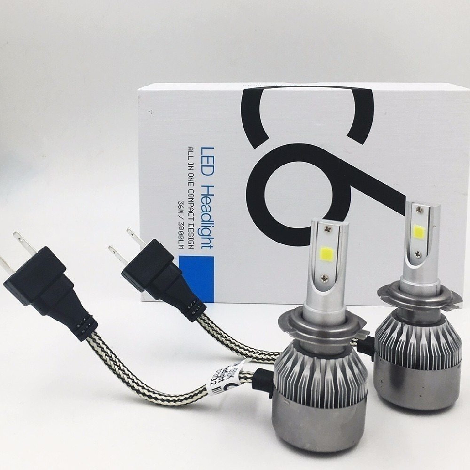 Sinolyn, lámparas LED de alta potencia H1 H7 H4 H11 para lente de  proyector, luces antiniebla