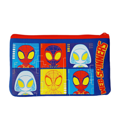 Cartuchera Disney Doble Cierre Escolar Spidey Cars Spiderman