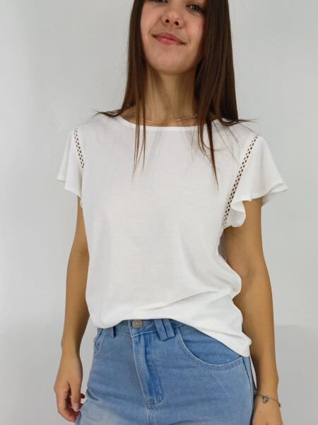 T-SHIRT WANNA 2428 BLANCO