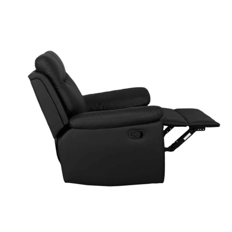 Sofa Lexus 1 Cuerpo Recliner Pu Negro Sofa Lexus 1 Cuerpo Recliner Pu Negro
