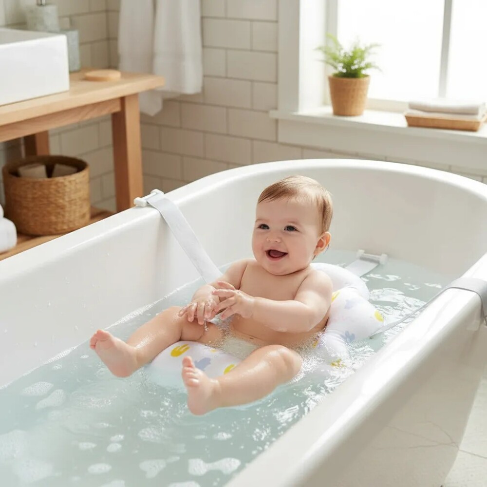 Reposera baño universal estampada KIKKABOO Arco iris