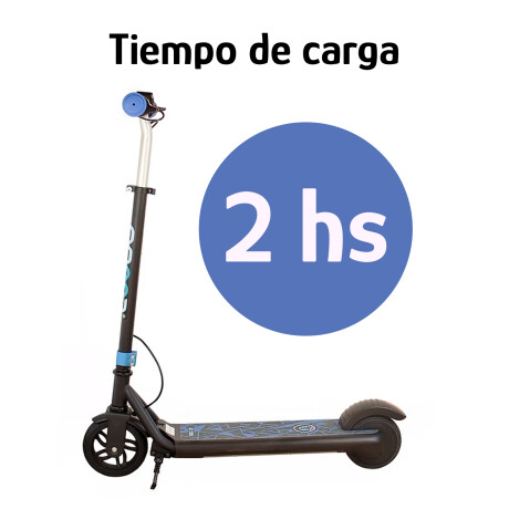 Monopatín Eléctrico Niños Gyroor H31 55kg 150W RGB 16km/h BT Azul