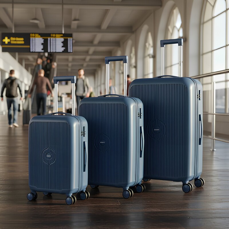 Set x3 Valijas Zenit Milan Azul