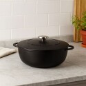 OLLA HIERRO TRAMONTINA TRENTO 28CM 4,1LTS NEGRO