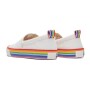 Canvas Rainbow Webbing - Hombre White
