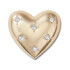 Gold Encrusted Heart Multicolor