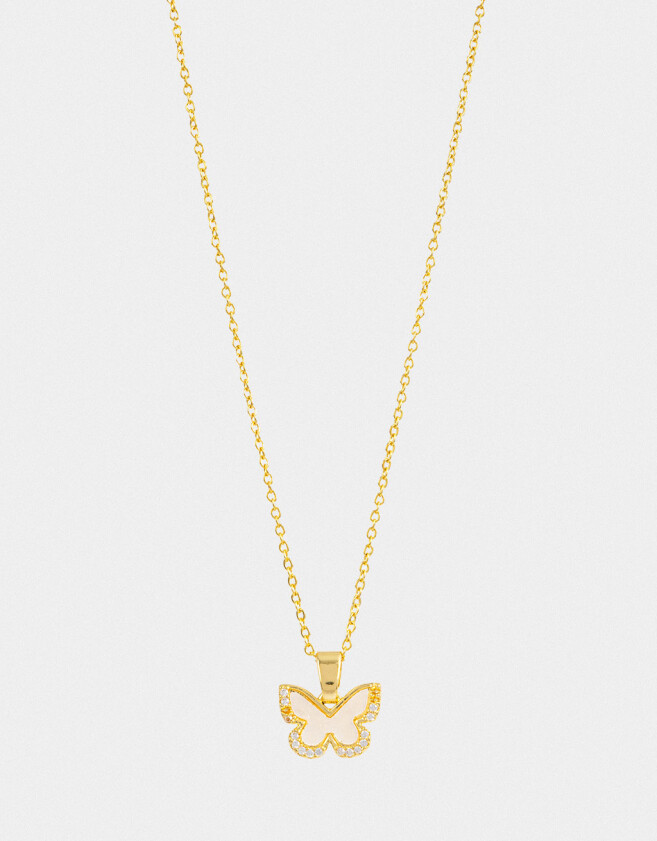 Cadena Corta con Dije Acero quirúrgico Cadena De Acero Quirúrgico Con Dije - Dorado