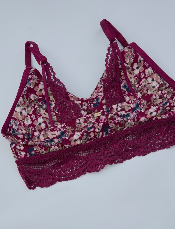 Pack 2 Bralettes BORDEAUX/MULTI