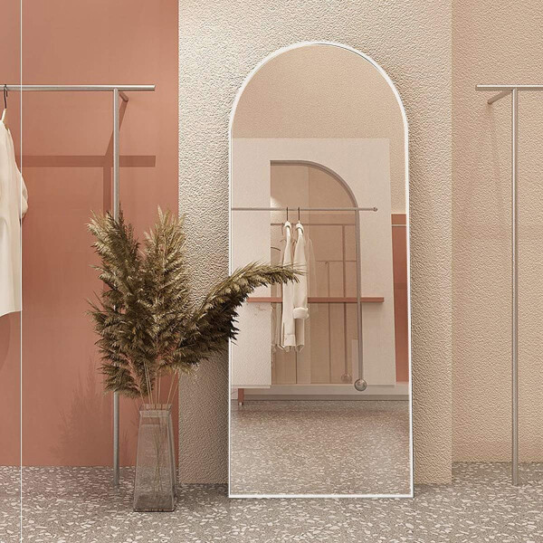 Espejo Arco De Pie Cuerpo Entero Fm05 150 X 40 Cm ESPEJO DE PIE FM05 40X150 BLANCO