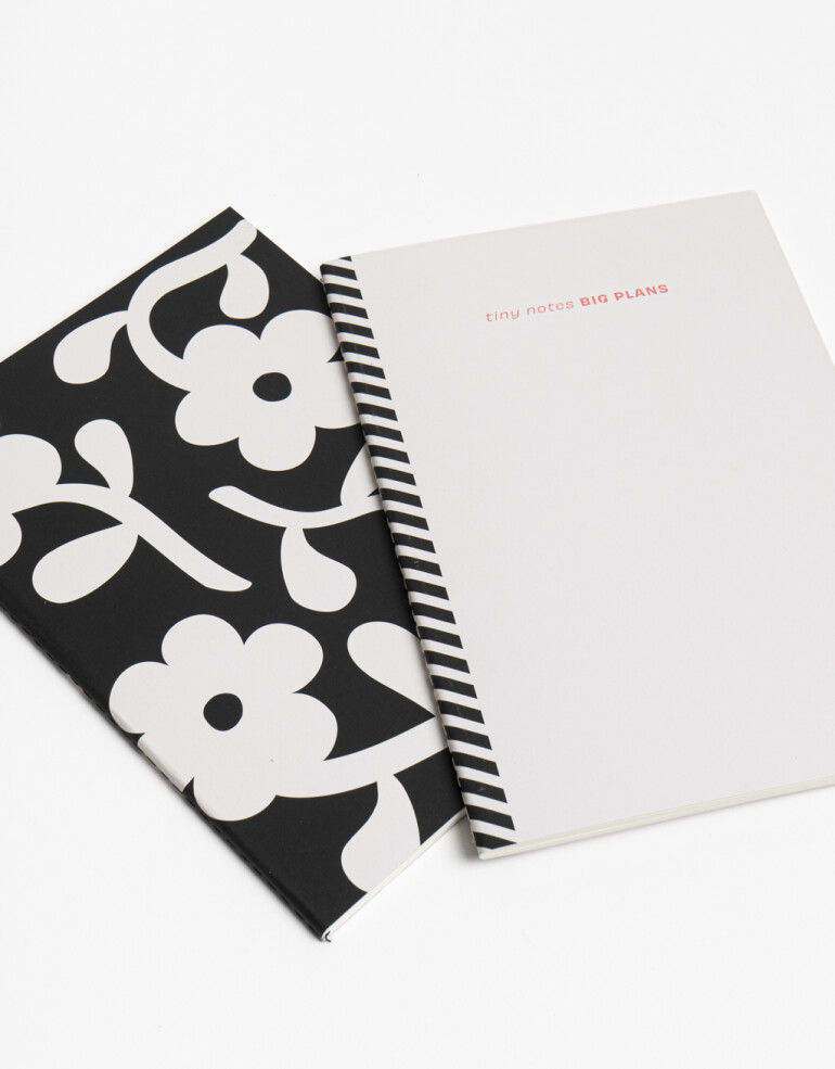 Anotadores Cuadernos y Memos Cuaderno Set Set De 2 Cuadernos - Combinacion Tricolor