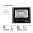 Foco Solar Reflector Led 30w Panel Exterior Jardin Luz Fria Variante Color Negro