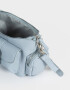 Bandoleras Boho Bandolera Multipocket De Cuerina - Azul Medio