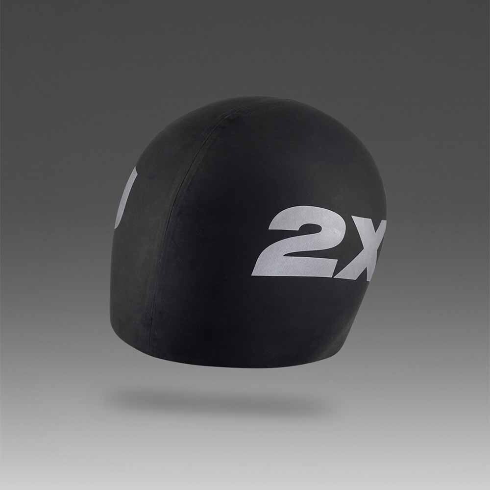 Gorra Natación Silicone Swim Cap Unisex Black/black