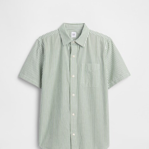 V-SS SHIRTTAIL SARATOGA GREEN