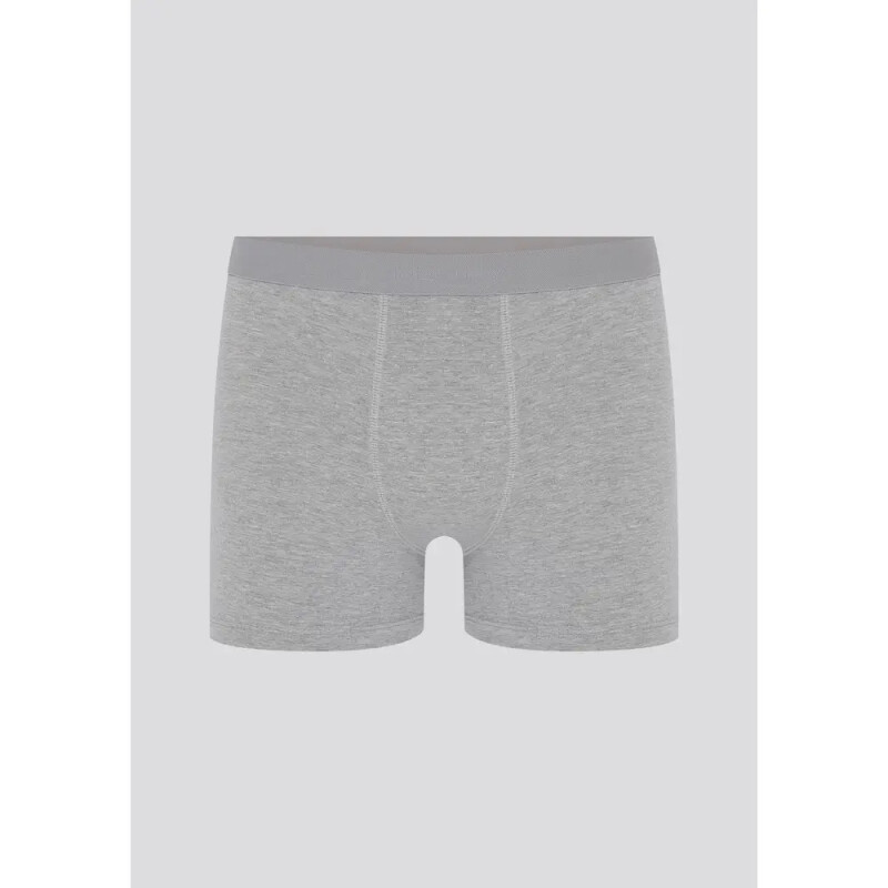 CUECA BOXER MASC CINZA MESCLA