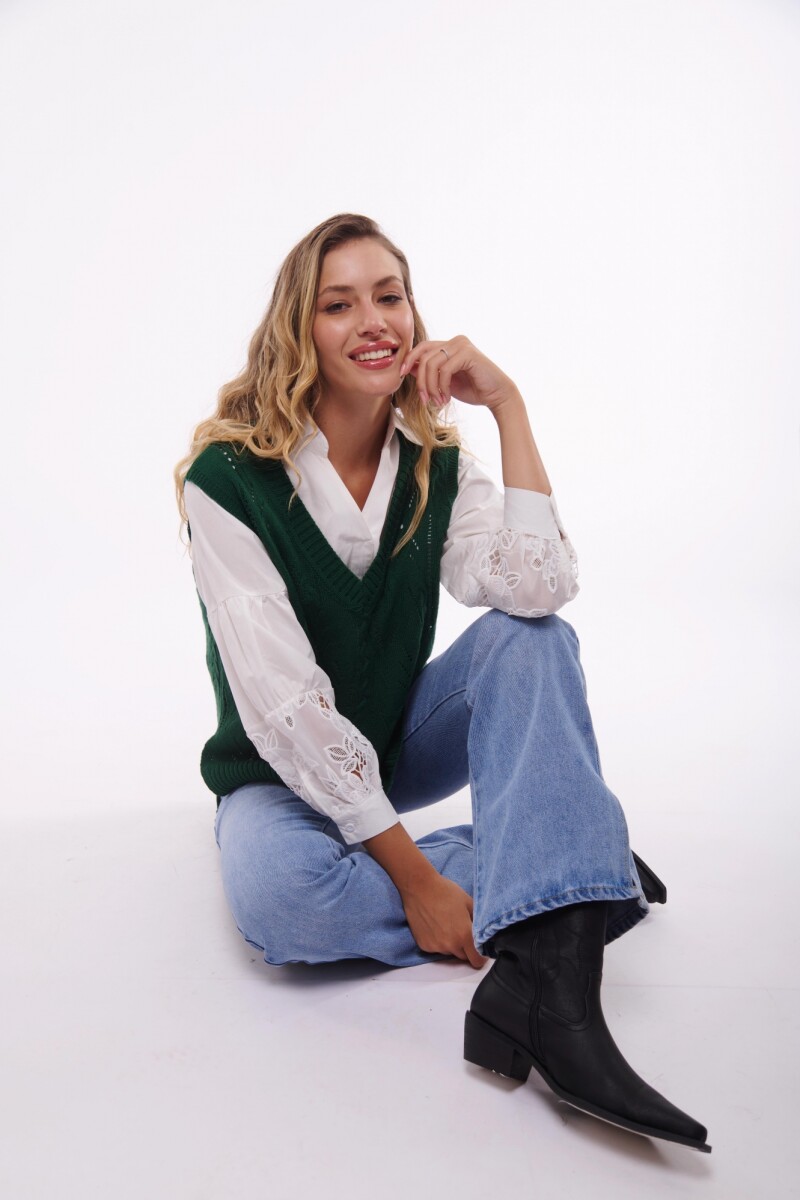 CHALECO ANETA VERDE