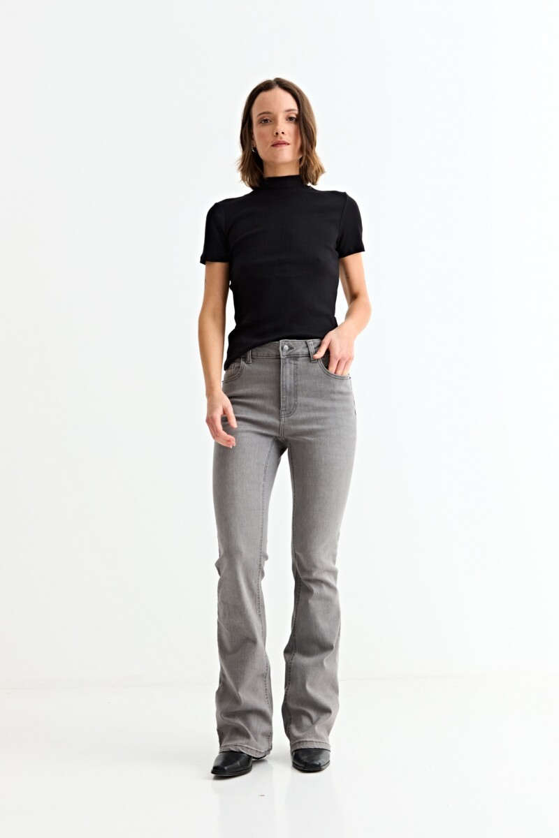 Jean oxford tiro medio - Gris 