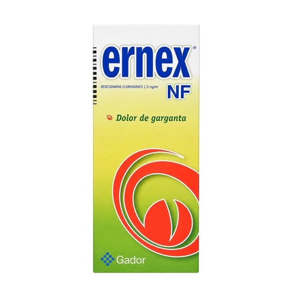 Ernex NF -Spray Bucal para Dolor de Garganta 30 ml Ernex NF -Spray Bucal para Dolor de Garganta 30 ml