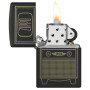 Encendedor ZIPPO 48619 C/Diseño Negro 0