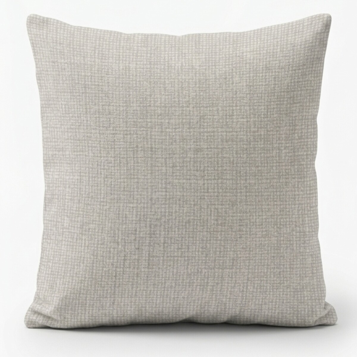 Almohadón Decorativo 45x45 cm - Tramado Gris - Cojín Suave para Cama y Living 