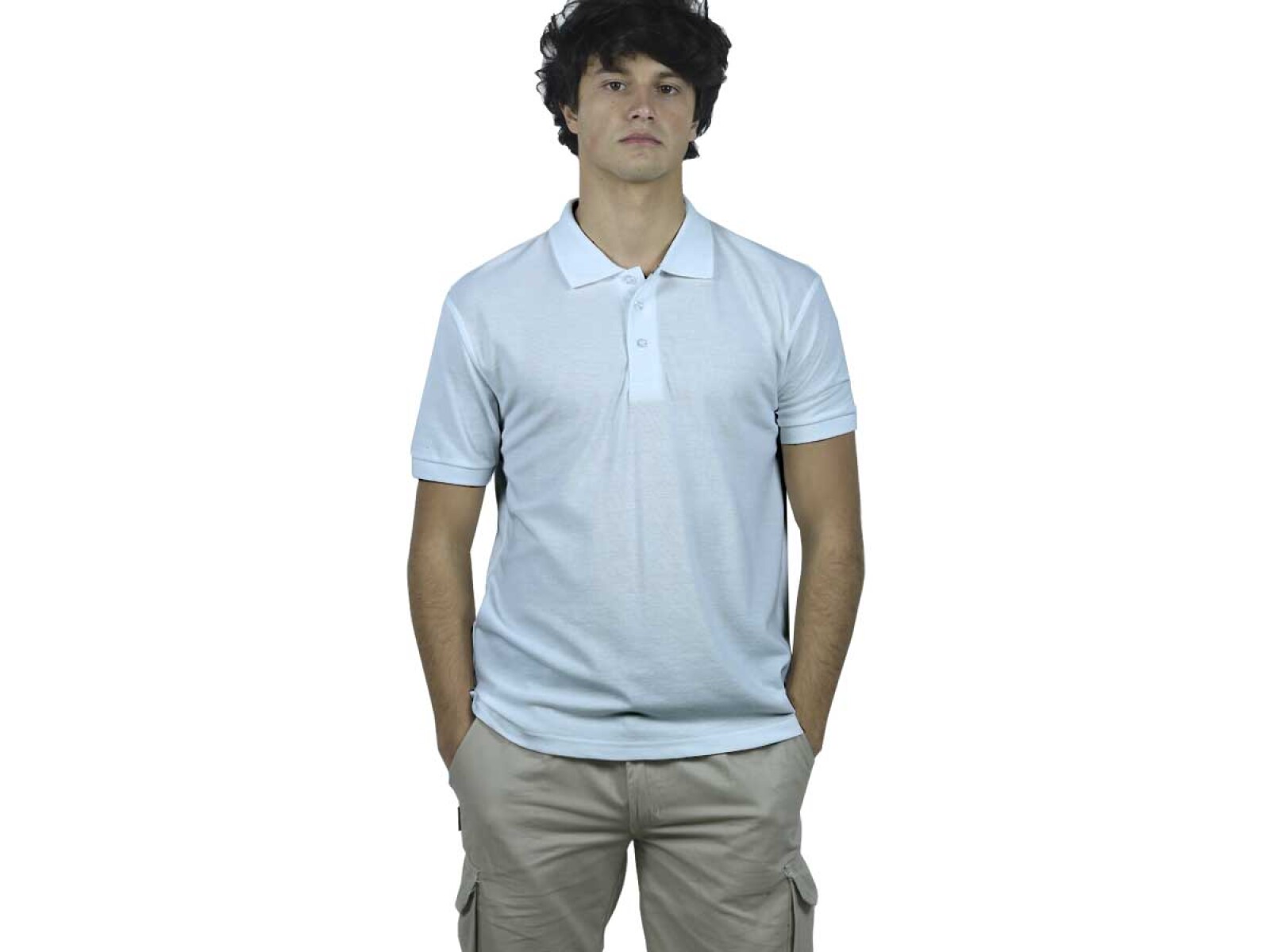 Remera Polo Premium - Celeste 