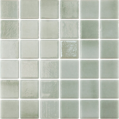 Pastilla De Piscina Verde Brillo De 5X5 En Malla GAMAS DE VERDE