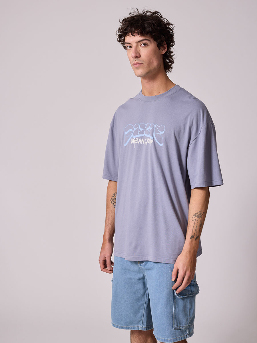 T-SHIRT MITON DIXIE Gris Claro