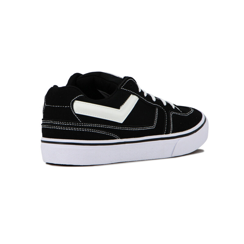 Pony Champion Liberty Casual Lona-gamuza Hombre - Negro/blanco Negro-blanco