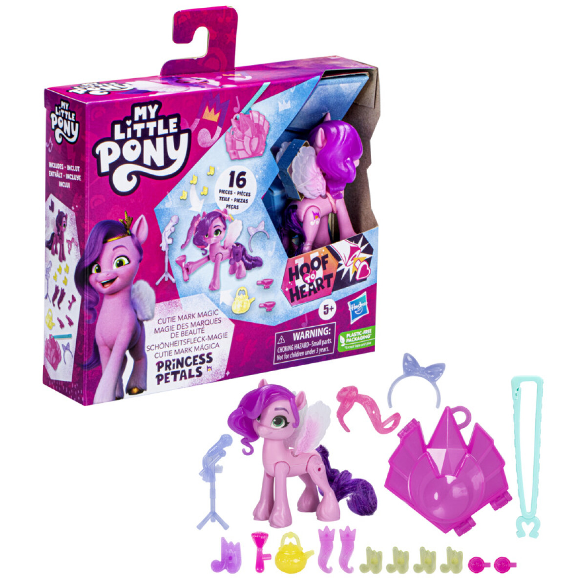 My Little Pony Princesa Petals 7,5cm con accesorios sorpresa - 001 