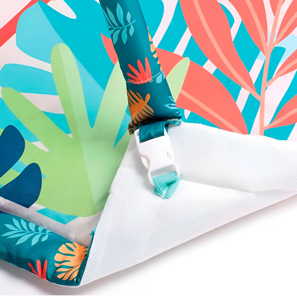 Gimnasio Actividades Alfombra Bebé Sensorial Tucán 45 x 80cm Color Verde