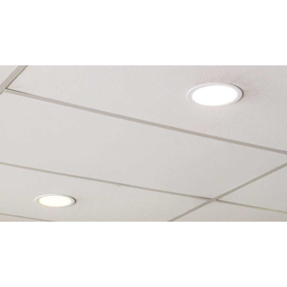 Panel Plafón Redondo Luz Led Fría 28cm 24w Blanco Panel Plafón Redondo Luz Led Fría 28cm 24w Blanco