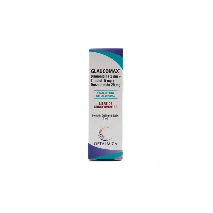 GLAUCOMAX SOL. OFTALM. FR. X 5 ML. única