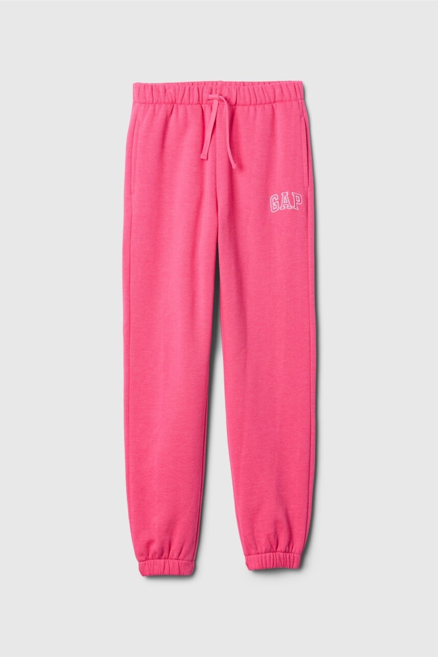Pantalon Deportivo Logo Gap Niña Pink Jubilee Nylon On