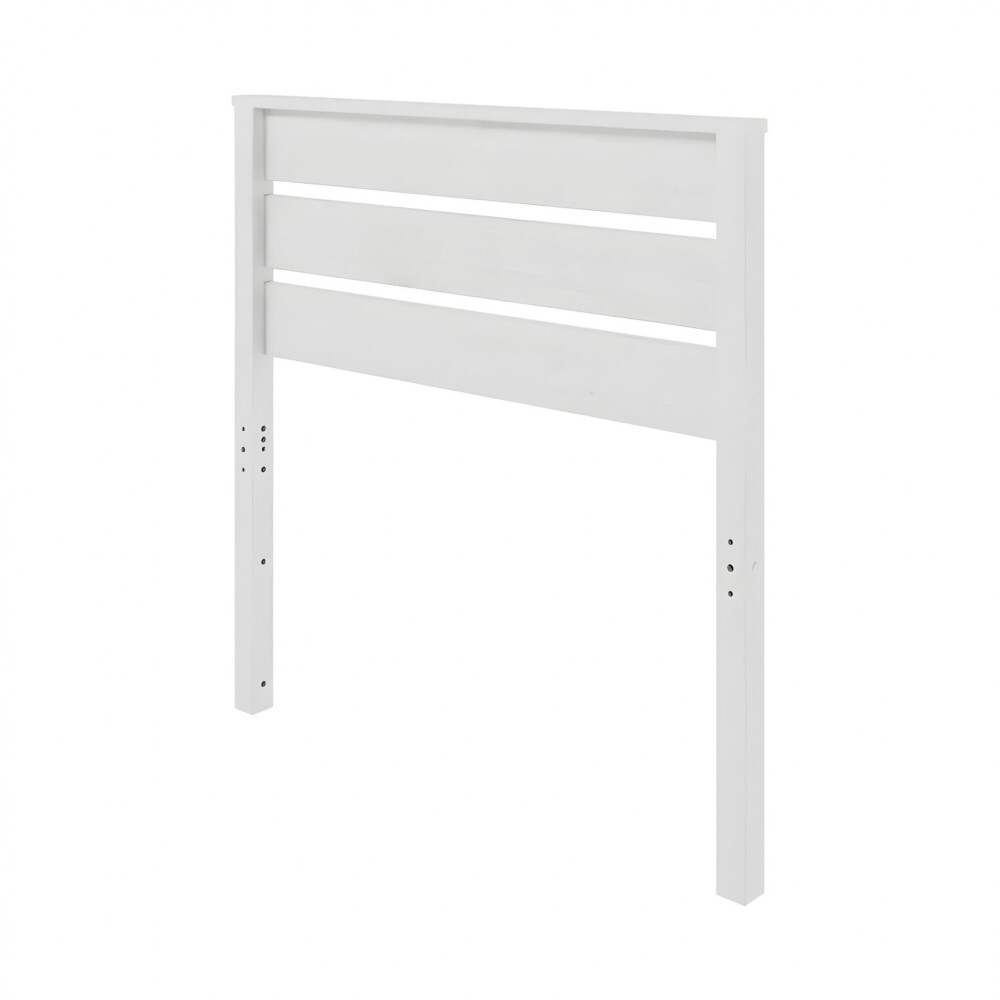 Respaldo 1 Plaza Madera maciza - Funcional Blanco