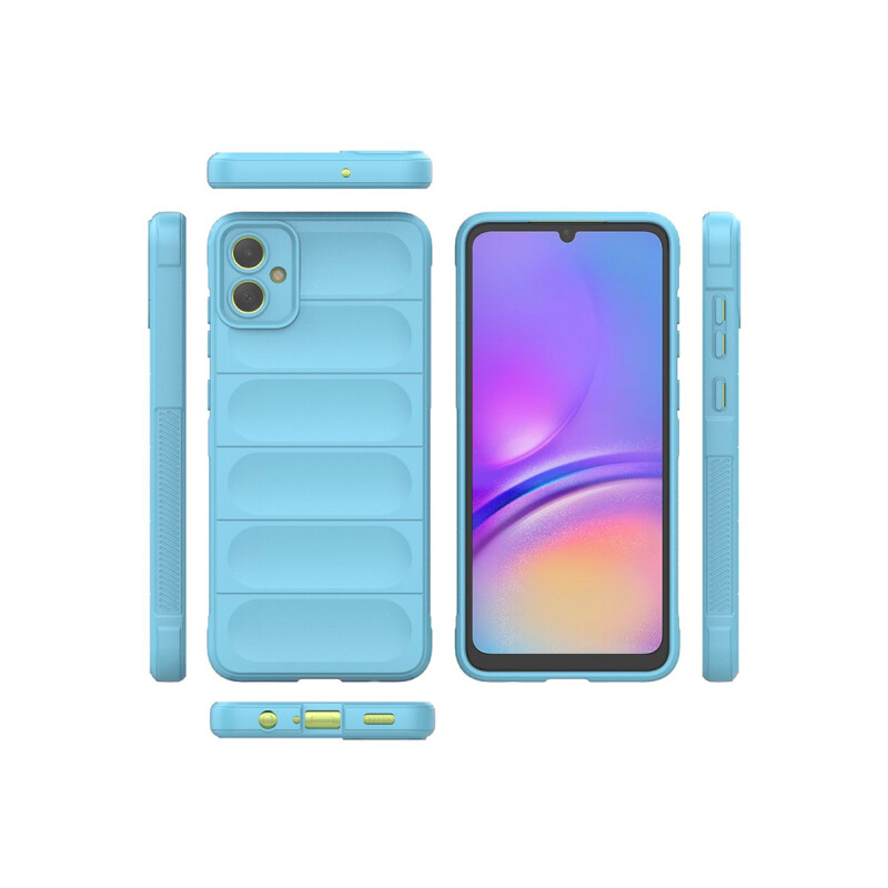 Protector Samsung Galaxy A05 engomado con textura color celeste Protector Samsung Galaxy A05 Engomado Con Textura Color Celeste