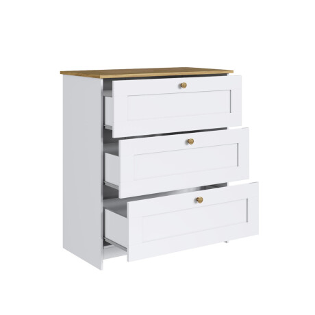 CÓMODA CAJONERA GUARDARROPA 3 CAJONES - LÍNEA AMERICANA CÓMODA CAJONERA GUARDARROPA 3 CAJONES - LÍNEA AMERICANA