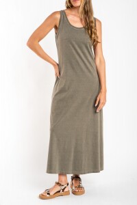 Vestido Algodon Lavado Safari