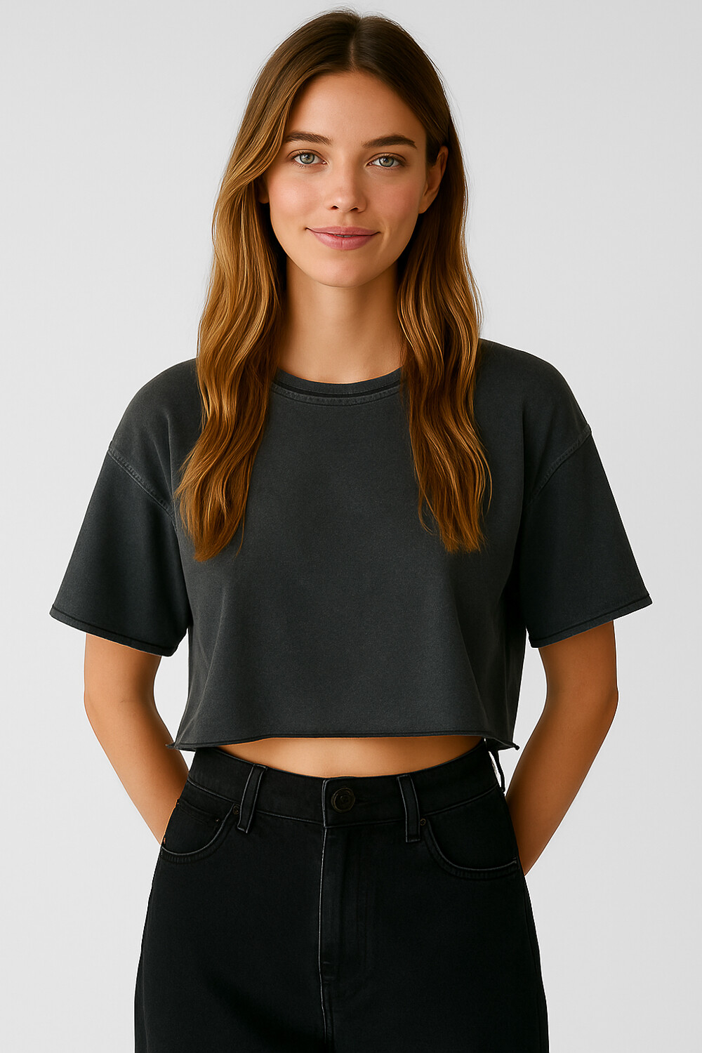 Remera Quilla Gris Oscuro